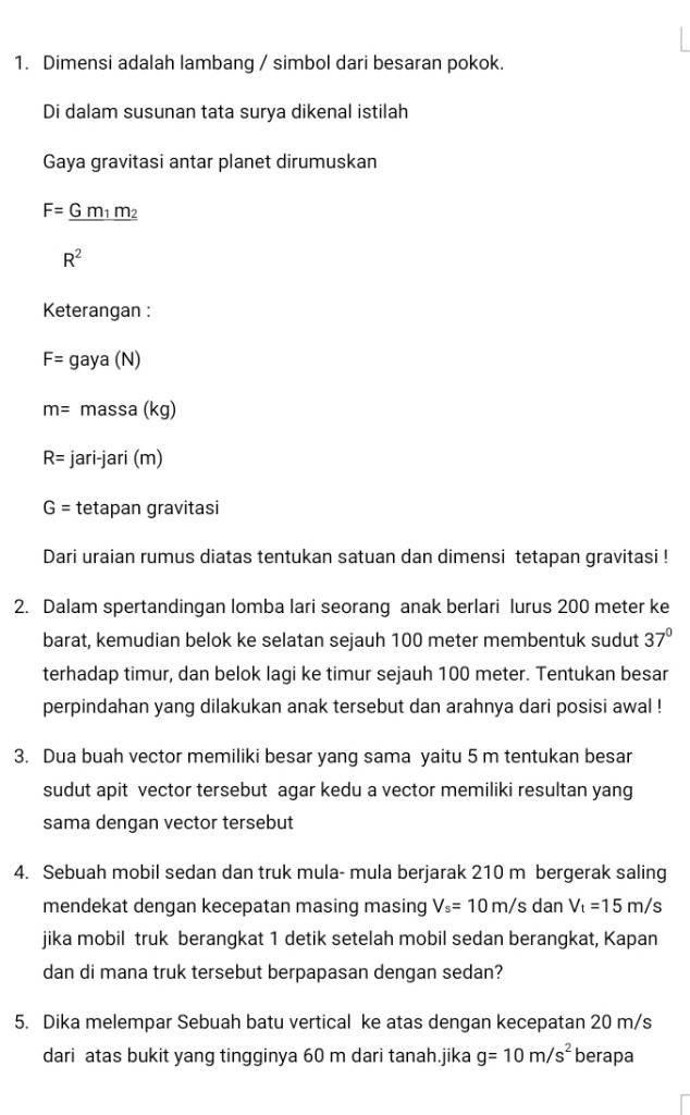 Dimensi Adalah Lambang Simbol Dari Besaran Pokok Di Dalam Susunan