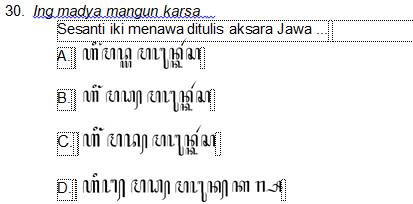 Ing madxa mangun karsa Sesanti iki menawa ditulis aksara Jawa
