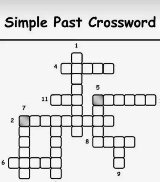 Simple Past Crossword __