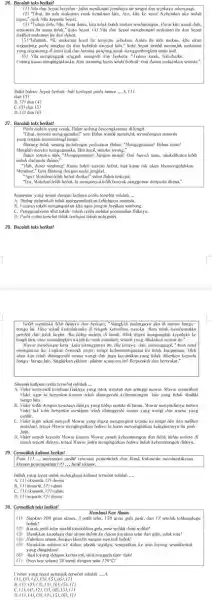 Bacalah teks berikut! (2) "Tihat, ita ada makanan enak kesukian kita. Ayo, kita ke sana' Kebetidan akil sadoh lapur," ajak Nila keputa Sepat. (3)