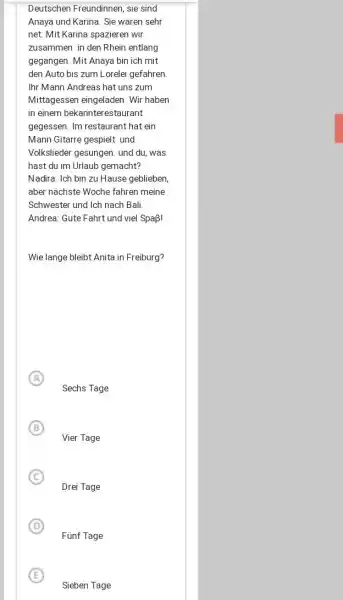 Deutschen Freundinnen, sie sind Anaya und Karina. Sie waren sehr net. Mit Karina spazieren wir zusammen in den Rhein entlang gegangen. Mit Anaya bin