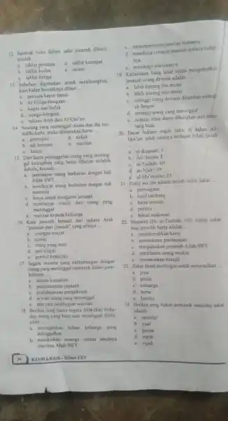 Salawut Nubi talam salat jenazah dibaca setelah - takbir perfama d takbir keempat b. thikbir kedua c. salam c. takbit ketiga Sehclum digunakan untuk