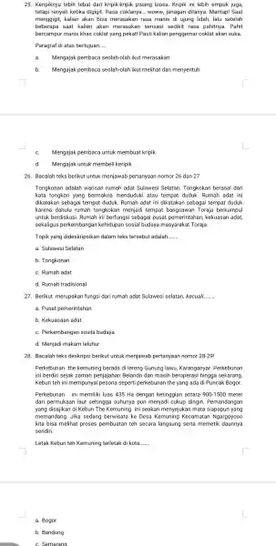 25. Keripiknya lebih tebal dari kripik-kripik pisang biasa . Kripik ini lebih empuk juga, tetapi renyah ketika digigit Rasa coklanya ... woww, janagan ditanya