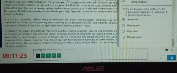 individuals and. some state institutions. The greater part of the regulatory authorities of Islamic banking industry and finance industry are situated in the region