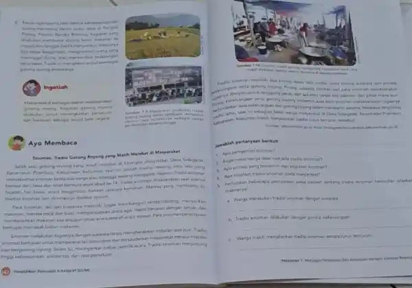 kebersamaan dan tolong-menolong dilam watu desa d. Pengkal Pinang Prowns Bangla Beliting Kegistan yang diahikan membana dulang beris makanan ke mesid atau langgar ketil