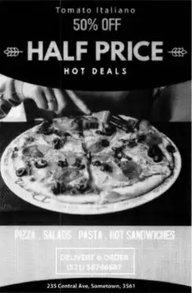 Tomato Italiano 50 % OFF HALF PRICE HOT DEALS 235 Central Are, Sometown, 3561