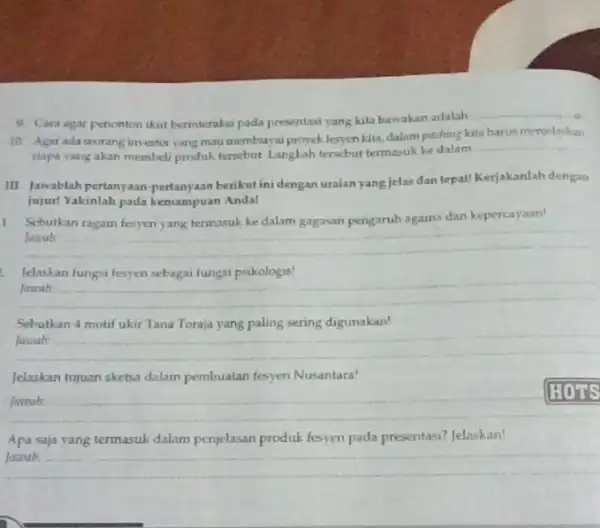 10. Agar ada seorang investor yang mau membiayai proyek lesycn kita dalam pitching kita harus menjelaskan siapa yang akan membeli produk tersebut Langkah tersebut