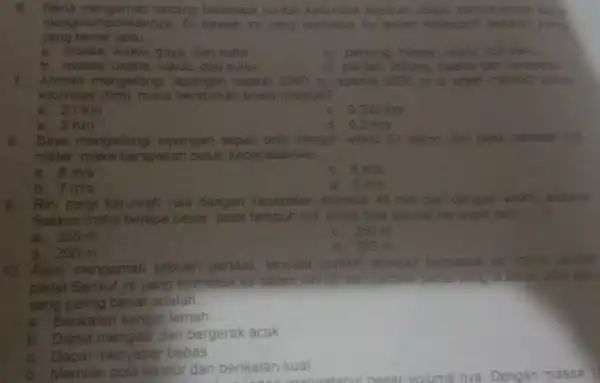 8 Nana mengamat tentang beberapa contoh kelompok besaran pokok namun belum menge ompokkannya. Di bawah ini yang termasuk ke dalam Kelompul besartan pokok yang