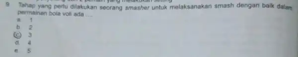 9. Tahao vano nert our a pemain yang melakukan untuk melaksanakan smash dengan baik dalam your a permany yong melakukan selining permainan bola voli