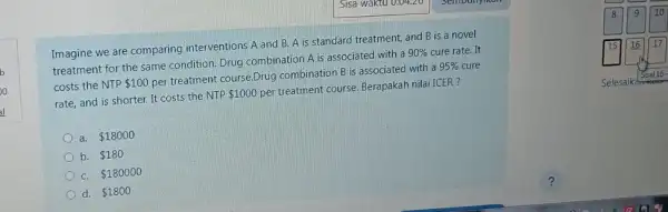 b 00 Imagine we are comparing interventions A and B A is standard treatment, and B is a novel treatment for the same condition.