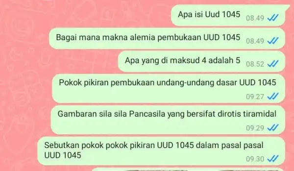 Bagai mana makna alemia pembukaan UUD 1045 08.49 Apa yang di maksud 4 adalah 50852 Pokok pikiran pembukaan undang-undang dasar UUD 1045 09.27 Gambaran