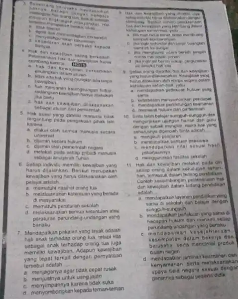 becu mans mend apart an 19. bank on do ngan seng ungkungan mony rakas Hai menupokan bent kikao __ d. Penyelahgunakan kekuasan mementingkan din-sendir