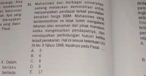 celuarga. Alya membentuk an keturunan ah. Apa yang merupakan a yang diatur Pasal __ X. Dalam berlaku berbeda 11. Mahasiswa dari berbagai universitas sedang