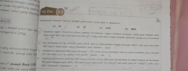 dimaksud pada perba an ikatan bergantung pada tiol mikian, kalor yang dibutuhk mtimes U (g) Ladalah kalor laten sagin) nengembun (J/kg) yang suhunya lebih