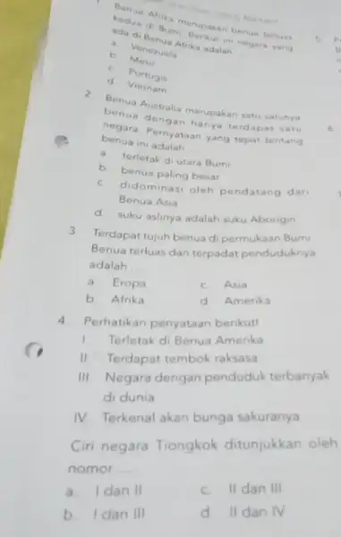 Endus dinka merupakan berikut tertuas Afrika man yang benart ada di Benus Afrika adalah __ in negara yang b. Venezuela b c. Portugis d.