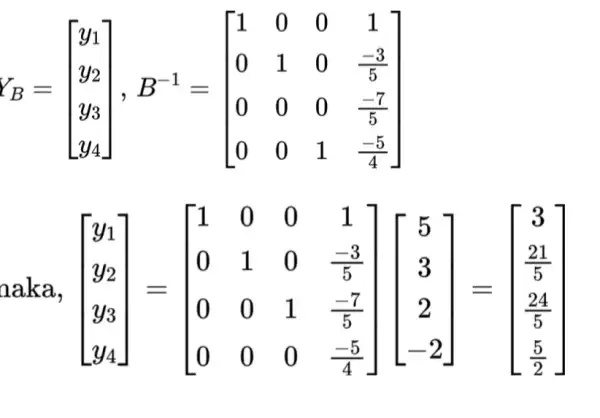 F_(B)=[} y_(1) y_(2) y_(3) ] naka, [} y_(1) y_(2) y_(3) (3)/(5)