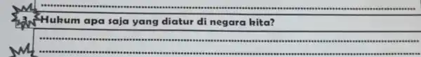 . lukum apa saja yang diatur di negara kita? __ .....