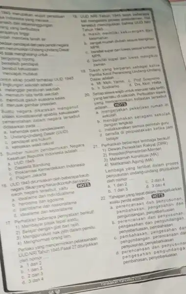 malud persatuan __ thasib Prajatinya berbudaya membela tanah air c. merumus dengara pendinnegara perpotions menghalangi untuk __ berselish pendas kekuasaan mencapai onto ngan sositif