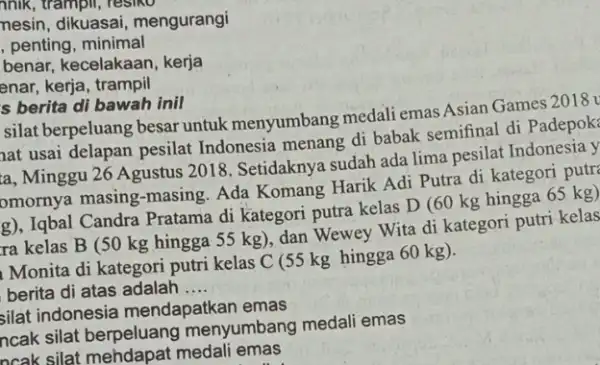 nhik, trampil, resiko nesin, dikuasai mengurangi , penting, minimal benar, kecelakaan, kerja enar, kerja, trampil s berita di bawah inil silat berpeluang besar untuk