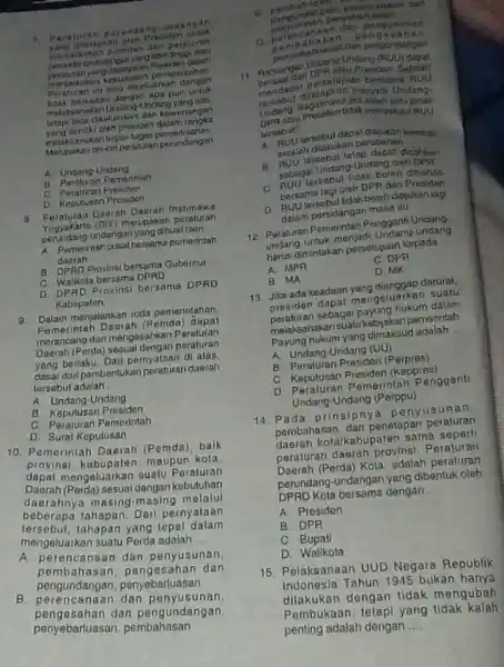 Peraturan ini bira dikelus rkan dengan tidak berkatan dongan apa pun untuk melaksanakan Undang-Undang yang adalah tetapi bisa dikeluarkan dan kewenangan yang dimilki olah