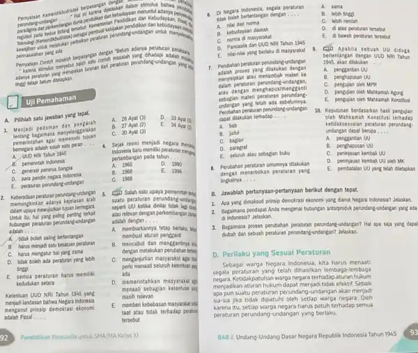 Pernyataan Komendikbodristek berpasangan much perundang-untangan.............................dan kebudayaan menuntut bahwa Kemendikbudristek Penyesar __ paradigma dan perkembangan Teknolog/Kemendikbudian perbuatan peraturan pendang-undangan unebudaya permasalahan yang ada. permasalahan yang