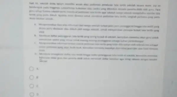 Saat in, sekolah Anda pedisman peraturan tata tertib sekolah secara resmi, Hal ini berdampak pada treginya yang diberikan kepada peserta didik oleh gunu. Hara