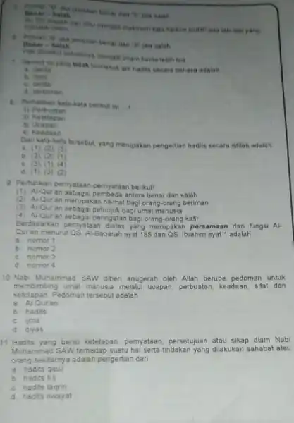 Salah dan "W" jaka salah menjad dilu menjadi makmun saja karena sudah ada iski laki yang Benar- Salah dan "B"jaa salah Pak Sholikul sebaiknya