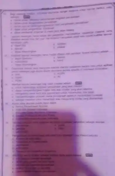 secrang iraditur: informasi akuntansi sangat berguna untuk sebaga __ HOTS 3. bahan untuk perencanaan kagiatan parusahaan b. bahan untuk pengandalian cerusahaan c. bahan aporan