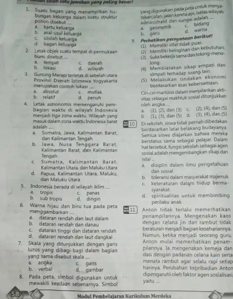 taman salah satu jawaban yang paling benar! 1. Suatu bagan yang menampilkan hu- pohon disebut __ bungan keluarga dalam suatu struktur a. kartu keluarga