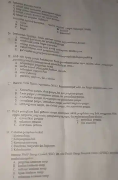 1) Selection Penyataan berikut! 3) Tahap pertama rekomanaan pembanguna Wilayah 4) Sebaga tersebayakan lingkuman curn legal document A. tujuan B. hakikat A. Ingelemebut merupakan