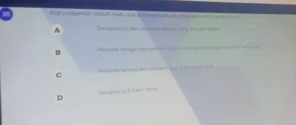 Alat pengaman adalah suatu alat pertengkapan yang digunakan untuk pengamagan A Tenaga kerja dari ancaman bahaya yang mungkin terjod B Pesawat tenaga dan produks