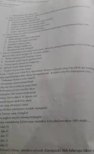 herbeds c. Tingkar elonomisme permakiman di diserah pegumungan berkembing dengan pota mengelompok adalah a Dekat dengan sumber kehidupan b. Masih ada hubungan keloarga c.