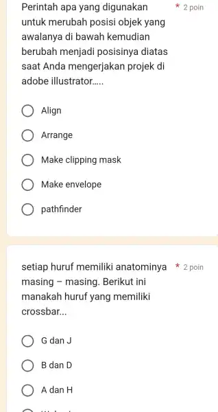 Perintah apa yang digunakan untuk merubah posisi objek yang awalanya di bawah kemudian berubah menjadi posisinya diatas saat Anda mengerjakan projek di adobe illustrator