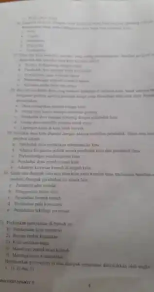 prograft is __ Volument lunch 28. Manyek penduduk den penciper langsi yang dihasilk an oldh mak desa Konst menuntukan __ Actings kerja b. Orang