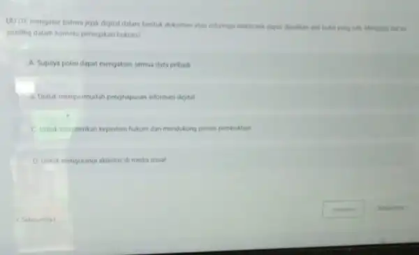 UU IIE mengatur bahwajejak digital dalam bentuk dokumen atau informasi elektronik dapat diyadikan alat bukti yang sah, Mengapa hal in penting dalam konteks penegakan