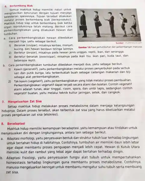 6. Berk emban g Biak Semu a mak hluk hid up memil iki nall ri untuk mengha silkan k eturu man de ngan tujuan