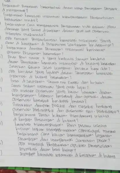 bagawana paskesmas bakanknilusi dalam upaya Pancaganan Penyakil d masyarakat? bagaianana keknologi icn Foumasi mempangavan Pengaunbilan Kepukusan medis? bagaimana Cara unenganalisis Pangaunaan Vido dokuanan yang