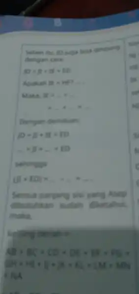 Selain juga cantung dengan cara D=jt IE-ED Apakah If = id? - Maka, If = Dengan demukian D=B"H+10 - ++ selhingga (1) - ED)