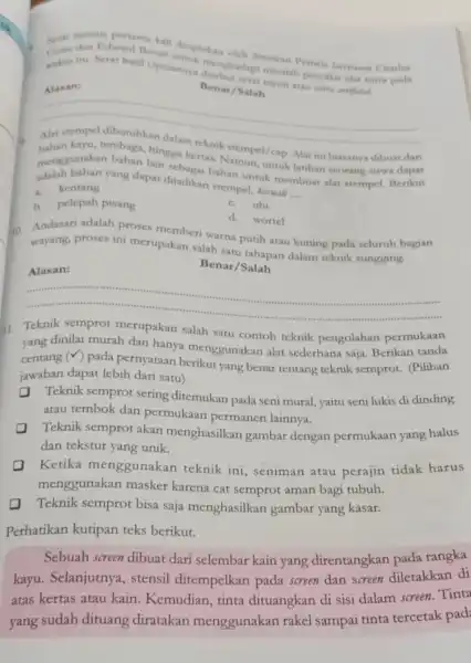 Serate dan Edward Bevan diciptakan oleh ilmuwan Prancis bernama Charles sintetis pertama aakru itu. Serat hasil ciptaannya thenghadapi masalah penyakit ulat sutra Benar/Salah Alasan: