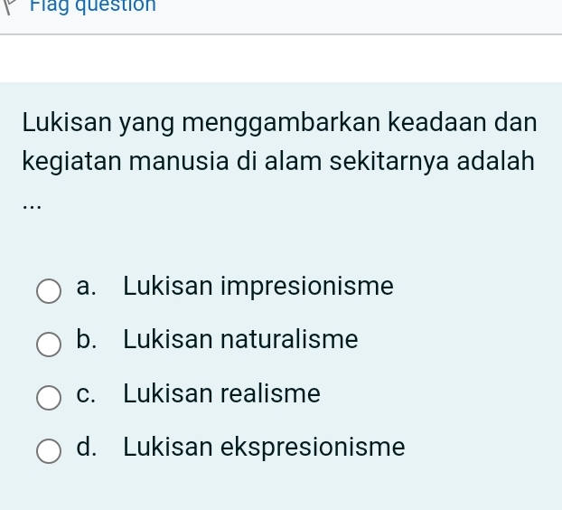 Lukisan Yang Menggambarkan Keadaan Dan Kegiatan Manusia Di Alam ...