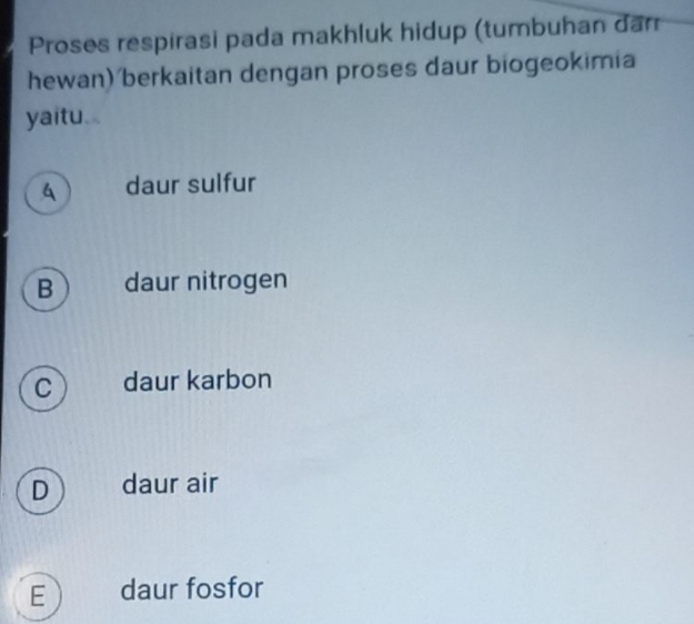 Proses Respirasi Pada Makhluk Hidup (tumbuhan Da্rा Hewan) Berkaitan ...