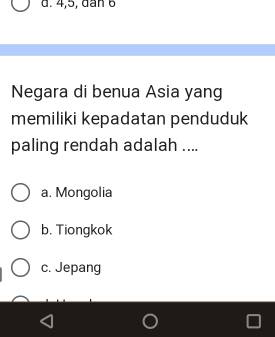 Negara Di Benua Asia Yang Memiliki Kepadatan Penduduk Paling Rendah ...