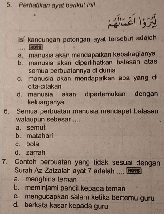 Perhatikan Ayat Berikut Ini! Isi Kandungan Potongan Ayat Tersebut ...