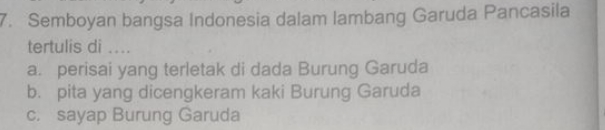 Semboyan Bangsa Indonesia Dalam Lambang Garuda Pancasila Tertulis Di ...