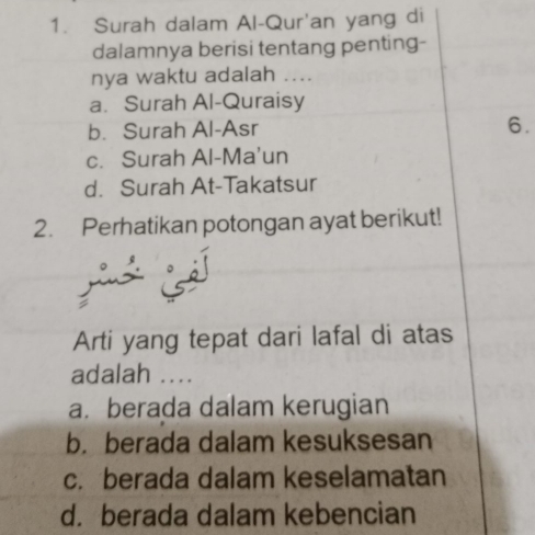 Surah Dalam Al-qur'an Yang Di Dalamnya Berisi Tentang Pentingnya Waktu ...