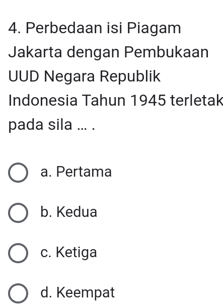 Perbedaan Isi Piagam Jakarta Dengan Pembukaan Uud Negara Republik ...