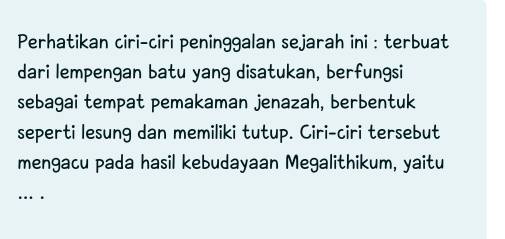 Perhatikan Ciri-ciri Peninggalan Sejarah Ini : Terbuat Dari Lempengan ...