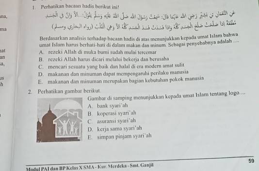 Perhatikan Bacann Hadis Berikut Ini! Berdasarkan Analrsis Terhadap ...