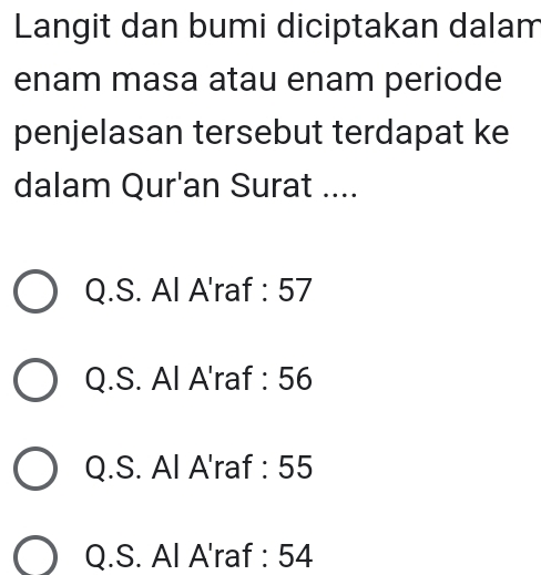 Langit Dan Bumi Diciptakan Dalam Enam Masa Atau Enam Periode Penjelasan ...