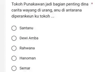 tokoh punakawan jadi bagian penting dina carita wayang di urang, anu di ...